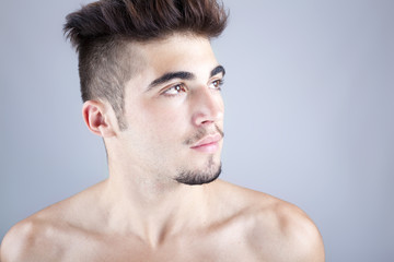 Fototapeta premium Portrait of a handsome man, studio fashion portrait