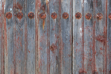 Old wood door