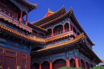 Rolgordijnen Lama Tempel Peking © richardja