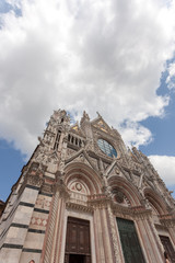 Fototapeta na wymiar Duomo di Siena. Toscana, Italia.