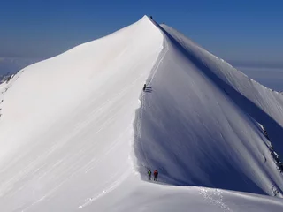 Cercles muraux Mont Blanc Arête des Dômes de Miage, Massif du Mont Blanc