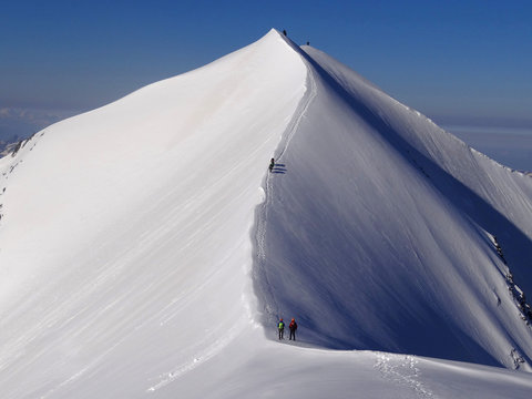 Ar&ecirc;te des D&ocirc;mes de Miage, Massif du Mont Blanc