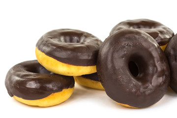 Donut mit Schokolade
