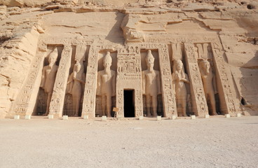 The Small Temple of Nefertari. Abu Simbel, Egypt. 