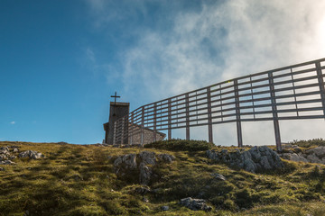 Church in Krippenstein mountain