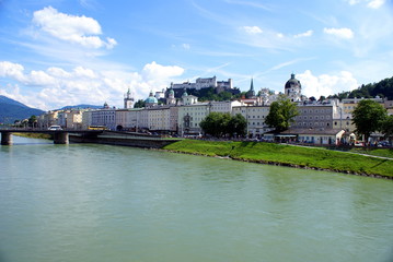 Fototapeta na wymiar Summer view of Salzburg ,Austria