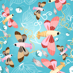 pattern of beautiful butterflies