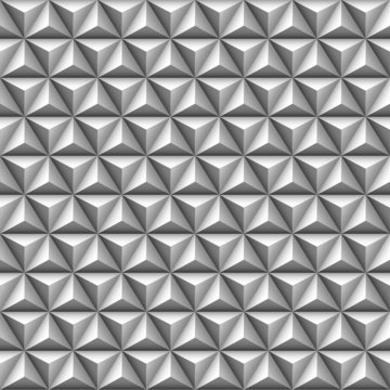 3d triangle seamless pattern