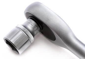 Ratchet wrench closeup