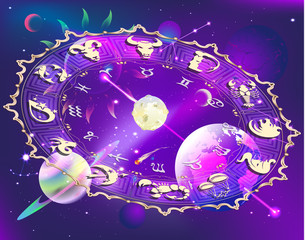 Horoscope circle