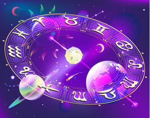 Horoscope circle - 69138453
