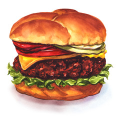 tasty cheeseburger