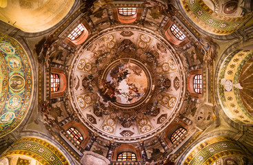 Fototapeta na wymiar Basilica di San Vitale in Ravenna, Italy