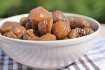 Steamed chestnuts