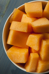 Health Organic Orange Cantaloupe
