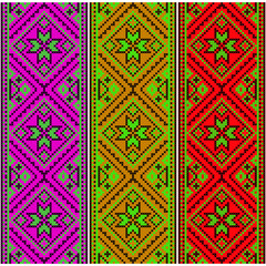 Embroidery.Ukrainian national ornament