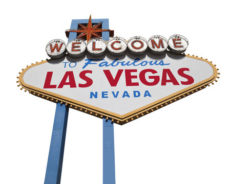 Las Vegas Sign Isolated