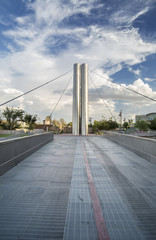 Soleri Bridge in Downtown Scottsdale Arizona