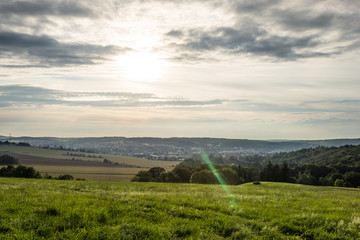 Sonne über Gera