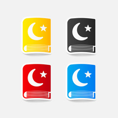 realistic design element: koran