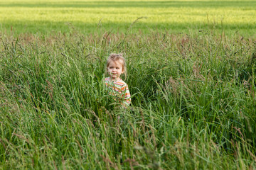 M&auml;dchen in Wiese