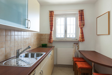 Interior, domestic kitchen