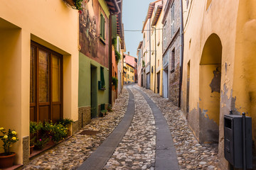 Obraz premium Festival of the Painted Wall in Dozza