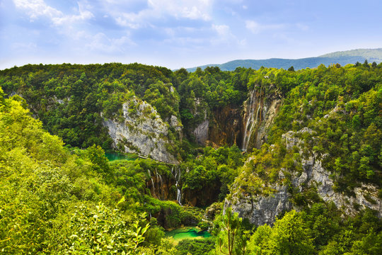 Plitvice lakes in Croatia