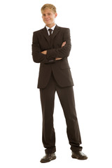 Businessman standing