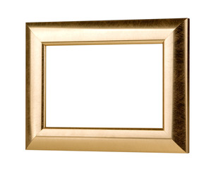 Empty frame isolated on white