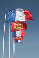 Frankreich - 007 - Flaggen Bretagne
