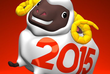 Close-up Of 2015 White Sheep
