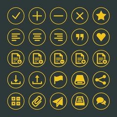 Web site icons set vector design elements for design