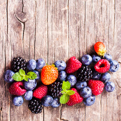 Berries close up