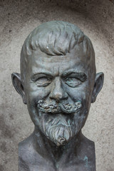 Buste af Gustav Wied Sj&aelig;lland Roskilde (B&uuml;ste)