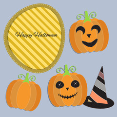 Funny pumpkin for Halloween