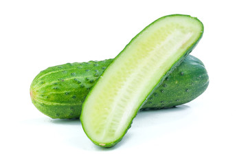 cucumber on white