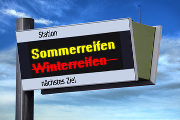 Anzeigetafel 3 - Sommerreifen