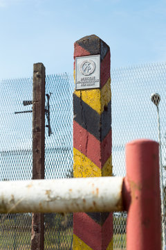 an der ehemaligen innerdeutschen Grenze, DDR BRD