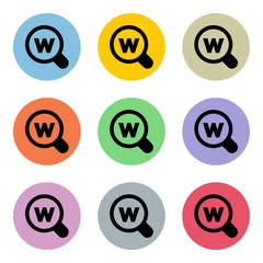 Obraz premium Flat App Icons