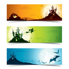 Obraz premium Halloween banner