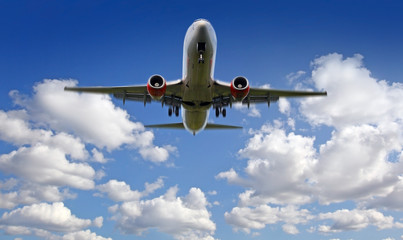Airplane landing