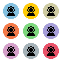 Flat Colorful Icon-Set