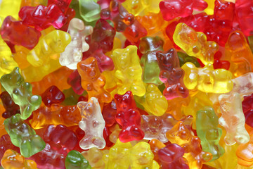 Gummy bear background