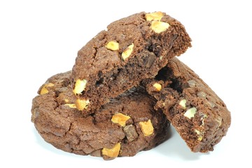 Cookies isoliert auf weißem Hintergrund