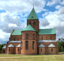 Obraz premium Sankt Bendts Kirke Ringsted Sjælland Danmark