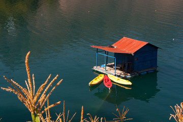 Lake Atitlan and boat dock