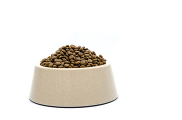 Dog food isolated