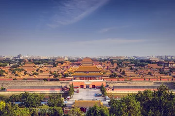 Poster Peking, de Keizerlijke Stadshorizon van China © SeanPavonePhoto