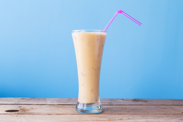 peach milkshake